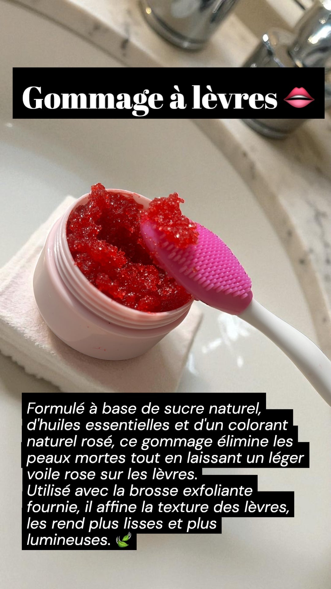 Lèvres Rosées – Effet Naturel & Hydratation Intense Max 🫦